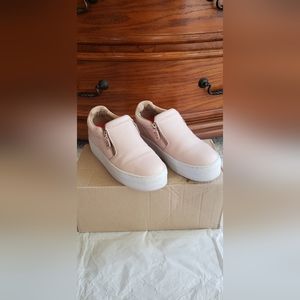 SKECHERS Pink Platform Sneakers Size  7.5